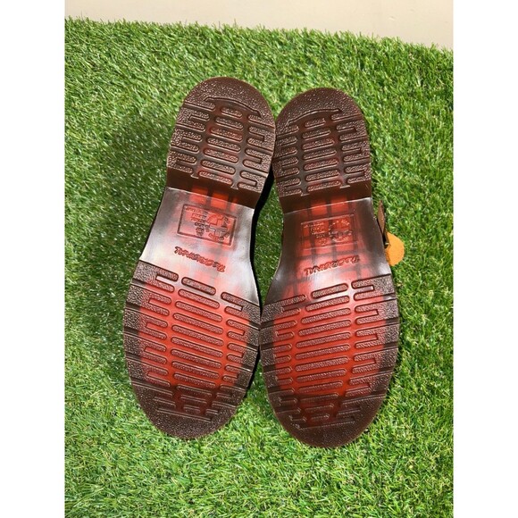 Dr. Martens T-Bar Mary Jane Shoes Regency Whiskey Brown Leather Mens 10 US $170